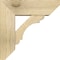 Ekena Millwork Olympic Slat Rough Sawn Bracket w/ Offset Brace, Douglas Fir, 6"W x 16"D x 16"H BKT0604X16X16OLY06RDF - alternate 3